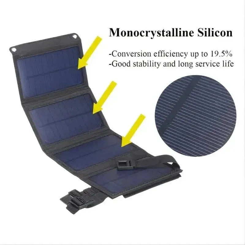 USB Foldable Solar Panel - A-1 Thread Vault