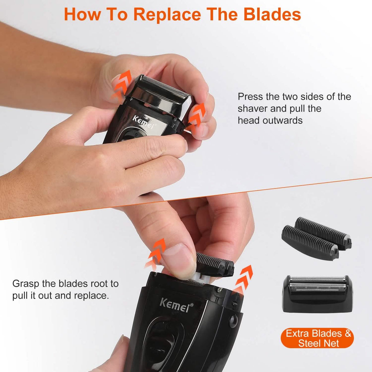 USB Rechargeable Men Electric Shaver - A-1 Thread Vault