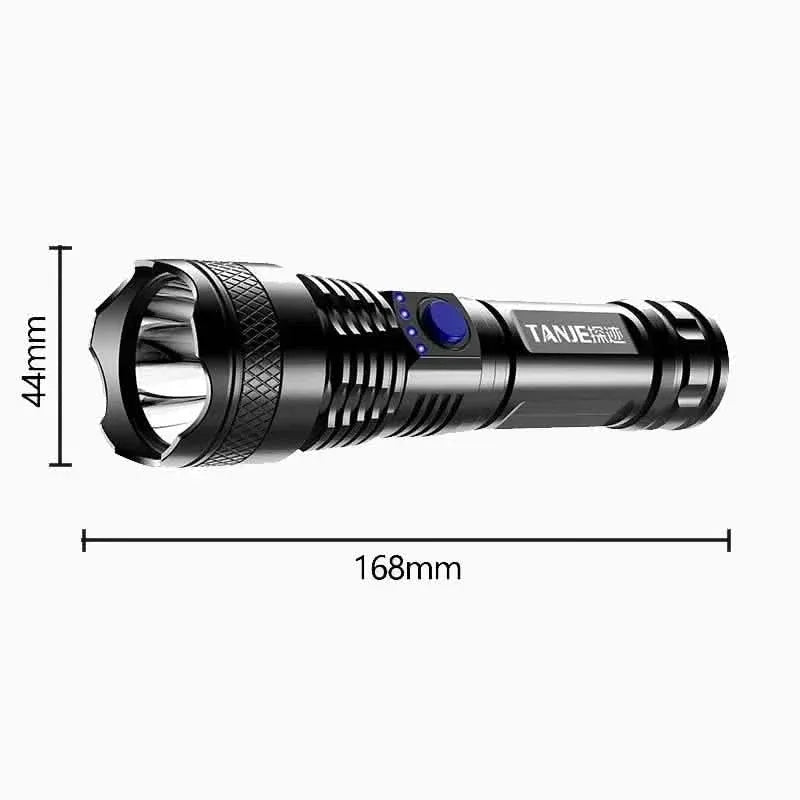 USB Rechargeable Strong Light Flashlight - A-1 Thread Vault