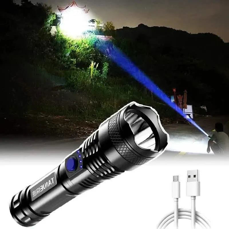 USB Rechargeable Strong Light Flashlight - A-1 Thread Vault