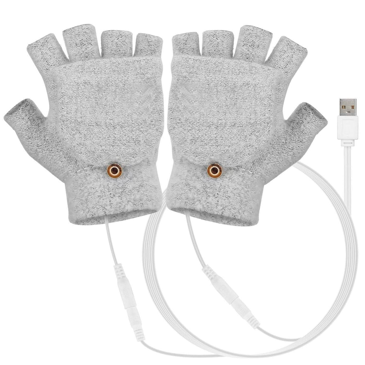 USB Wool Heated Gloves Mitten - A-1 Thread Vault