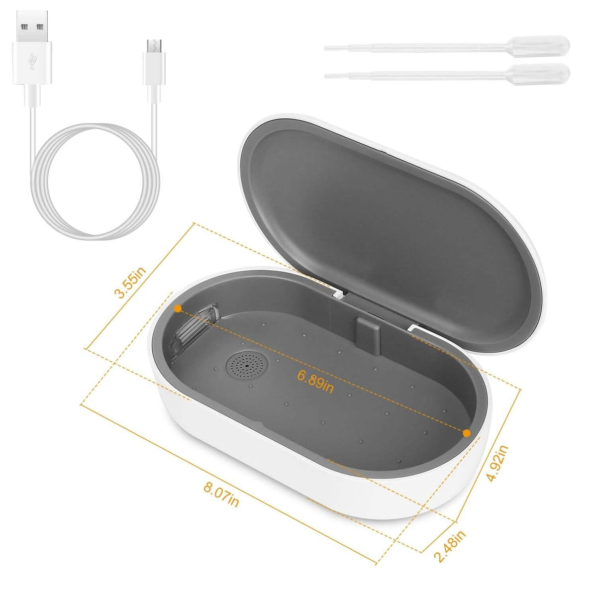 UV Light Sanitizer Box Portable 10w Phone Wireless Charging Disinfection Lamp - A-1 Thread Vault