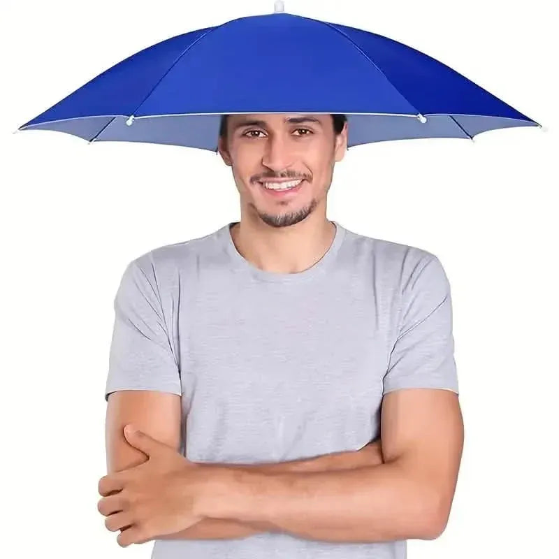 UV Protection Umbrella Hat – Elastic, Camping, Fishing & Outdoor Activities - A-1 Thread Vault