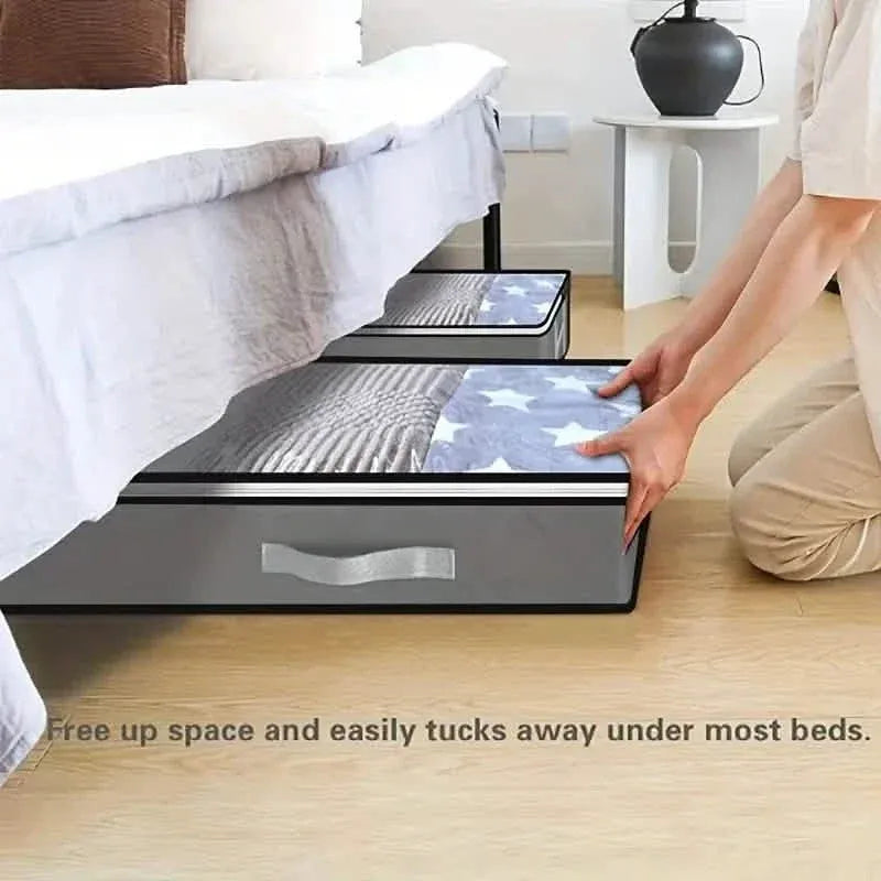 Versatile Under-Bed Storage Organizer with Reinforced Handles - A-1 Thread Vault