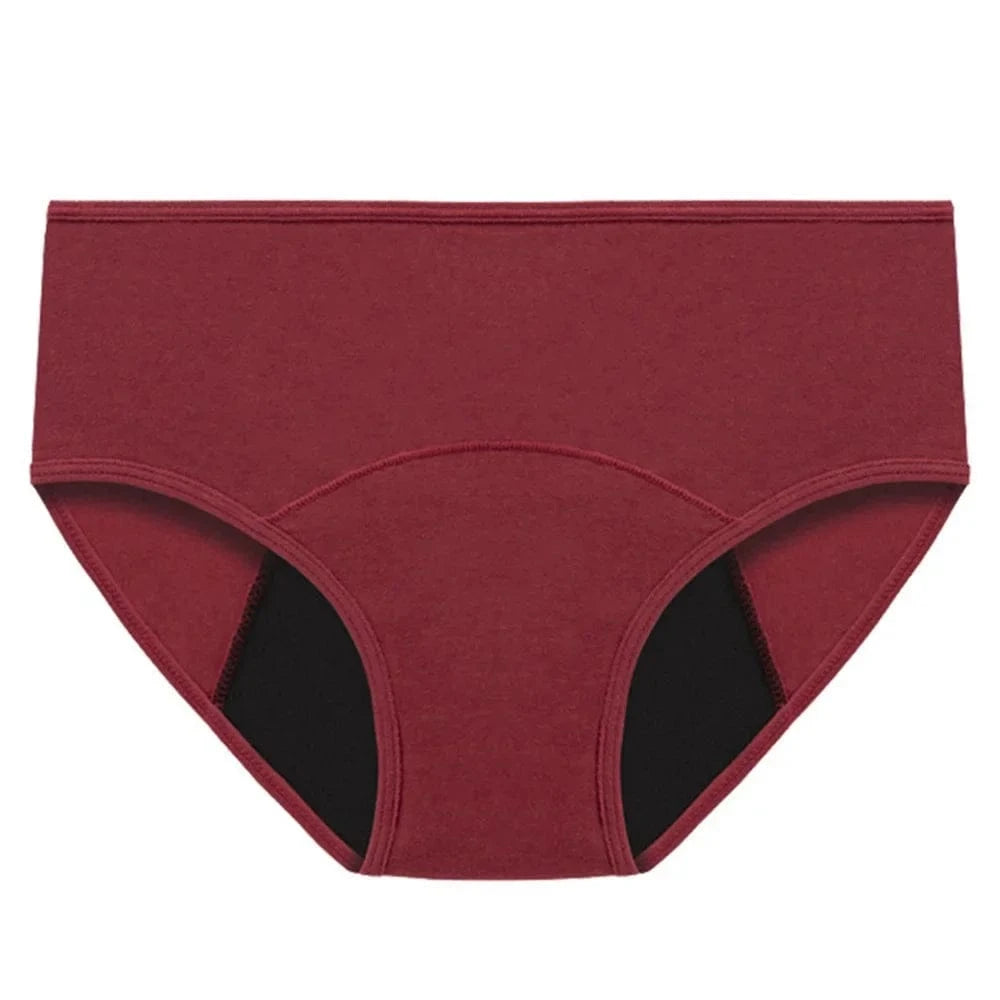 Very Abundant Menstrual Panties Woman Breathable Women's cotton briefs Low Waist Physiological Period Underwear For Women - A-1 Thread Vault