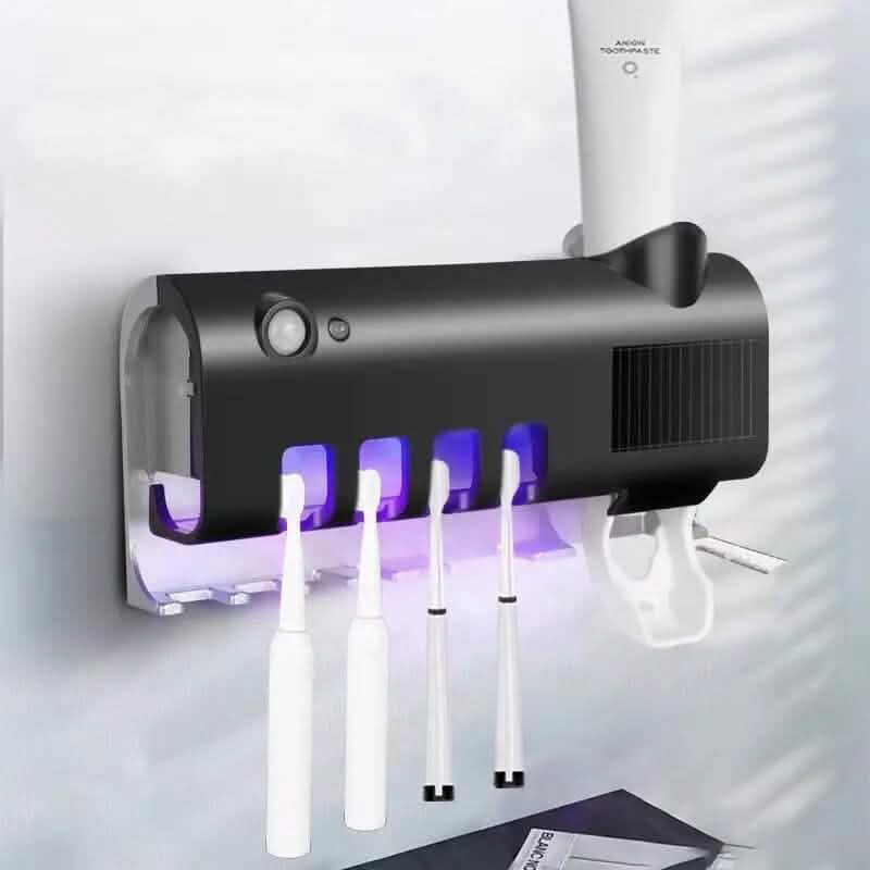 Wall Mounted 4 Slot Toothbrush UV Disinfection Device - A-1 Thread Vault