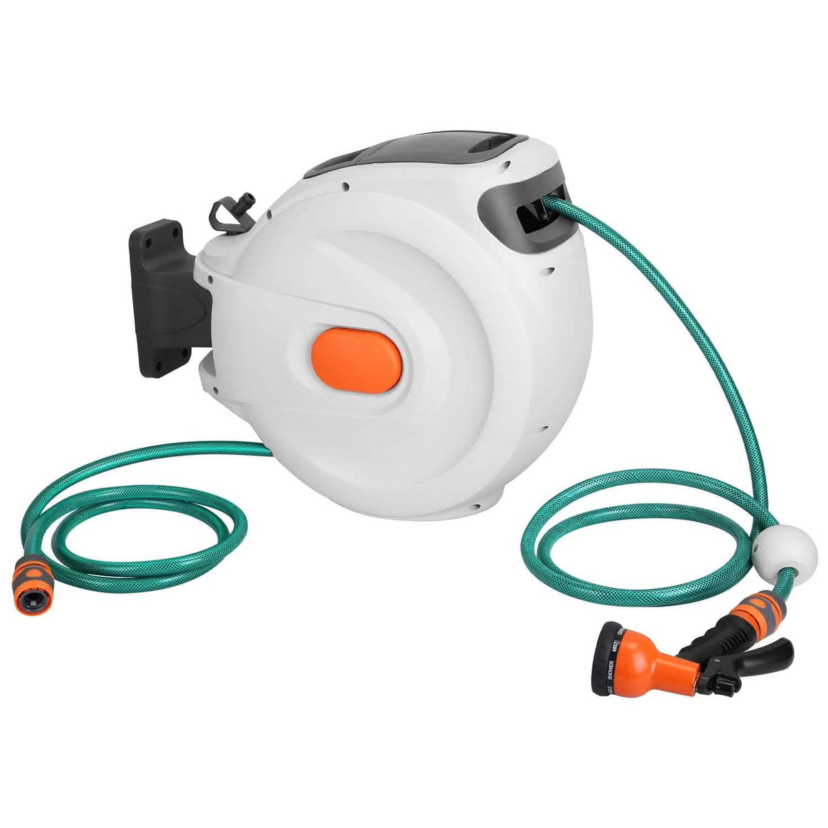 Wall Mounted Automatic Retractable Garden Hose Reel - A-1 Thread Vault