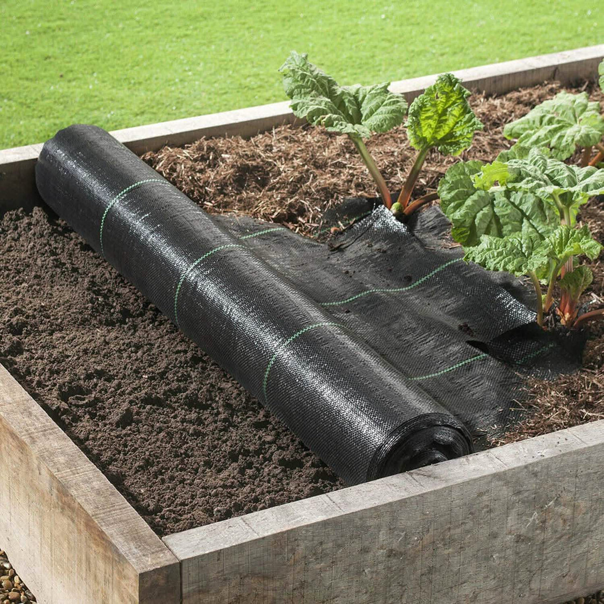 Weed Barrier Landscape Gardening Mat Fabric Woven - A-1 Thread Vault