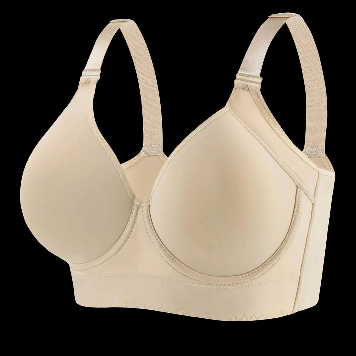 Western sizes of underwear with steel rims, gathered together to prevent sagging, sporty and beautiful back, deep V-bra - A-1 Thread Vault