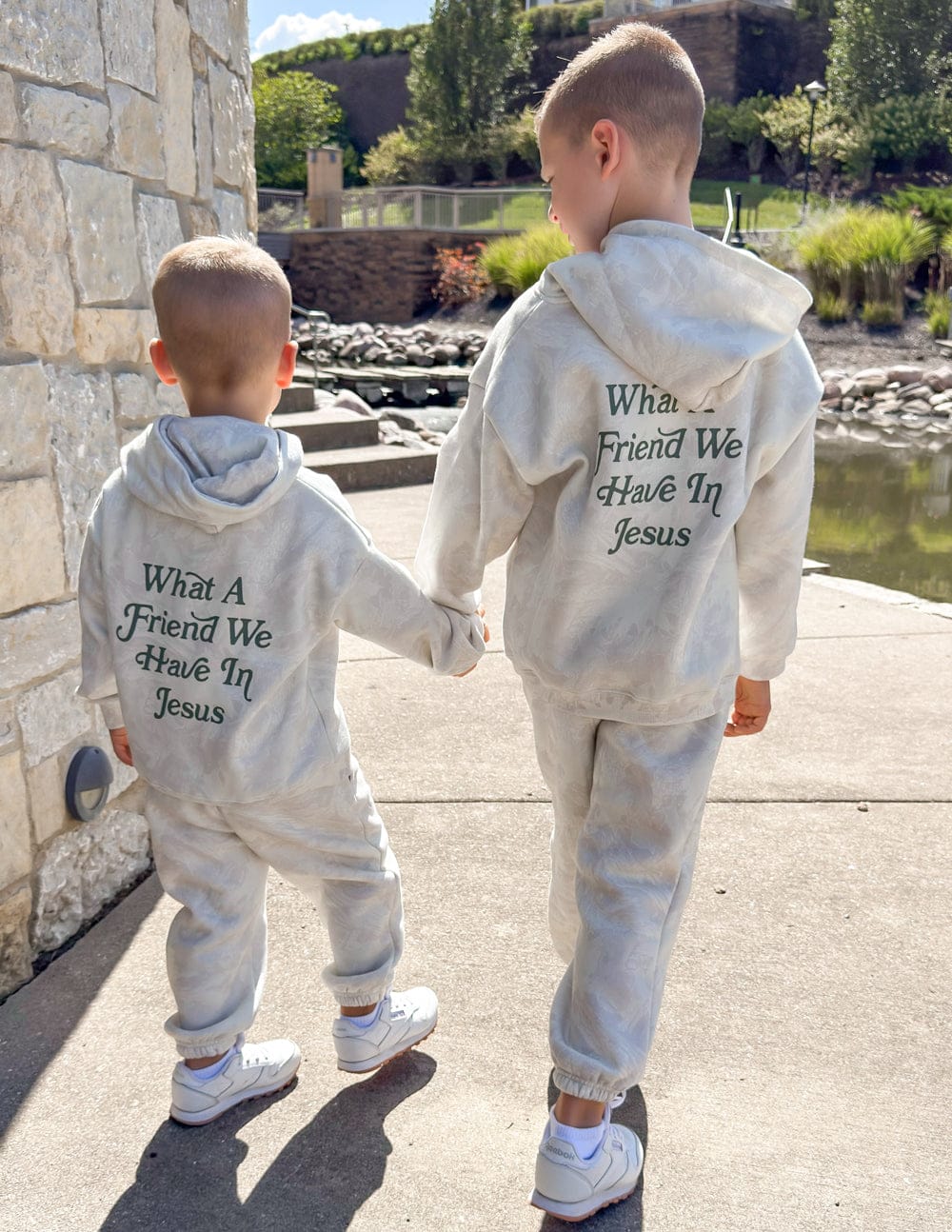 What a Friend in Jesus Camo Kids Hoodie - A-1 Thread Vault