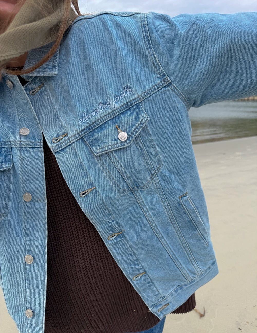 What a Friend In Jesus Denim Jacket - A-1 Thread Vault