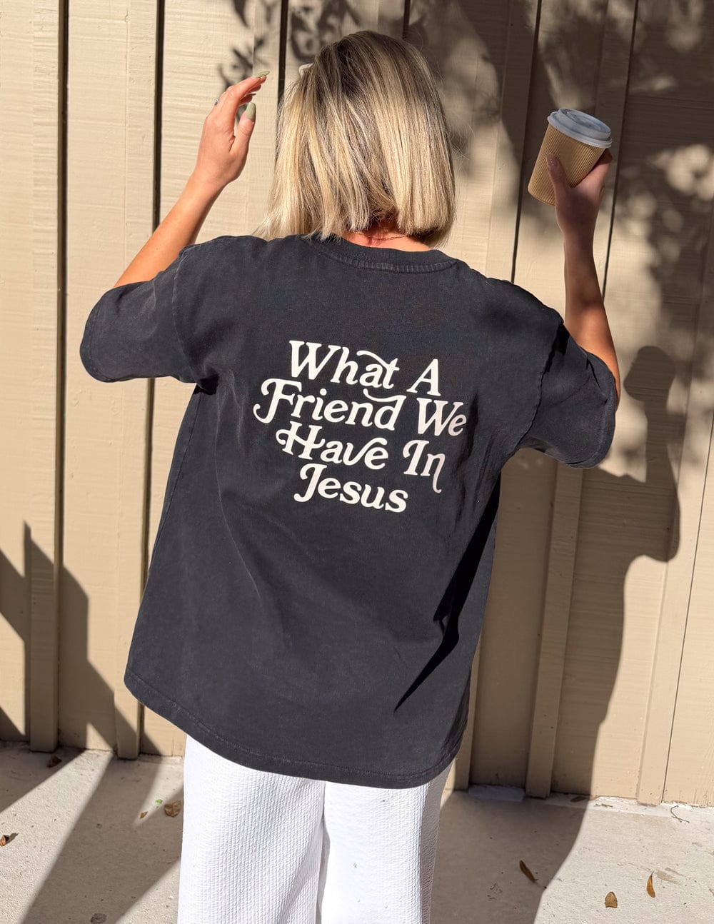 What a Friend in Jesus Heavyweight Tee - A-1 Thread Vault