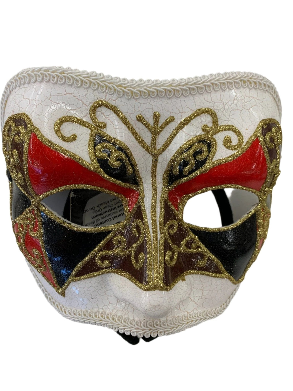 White Mardi Gras Mask - A-1 Thread Vault