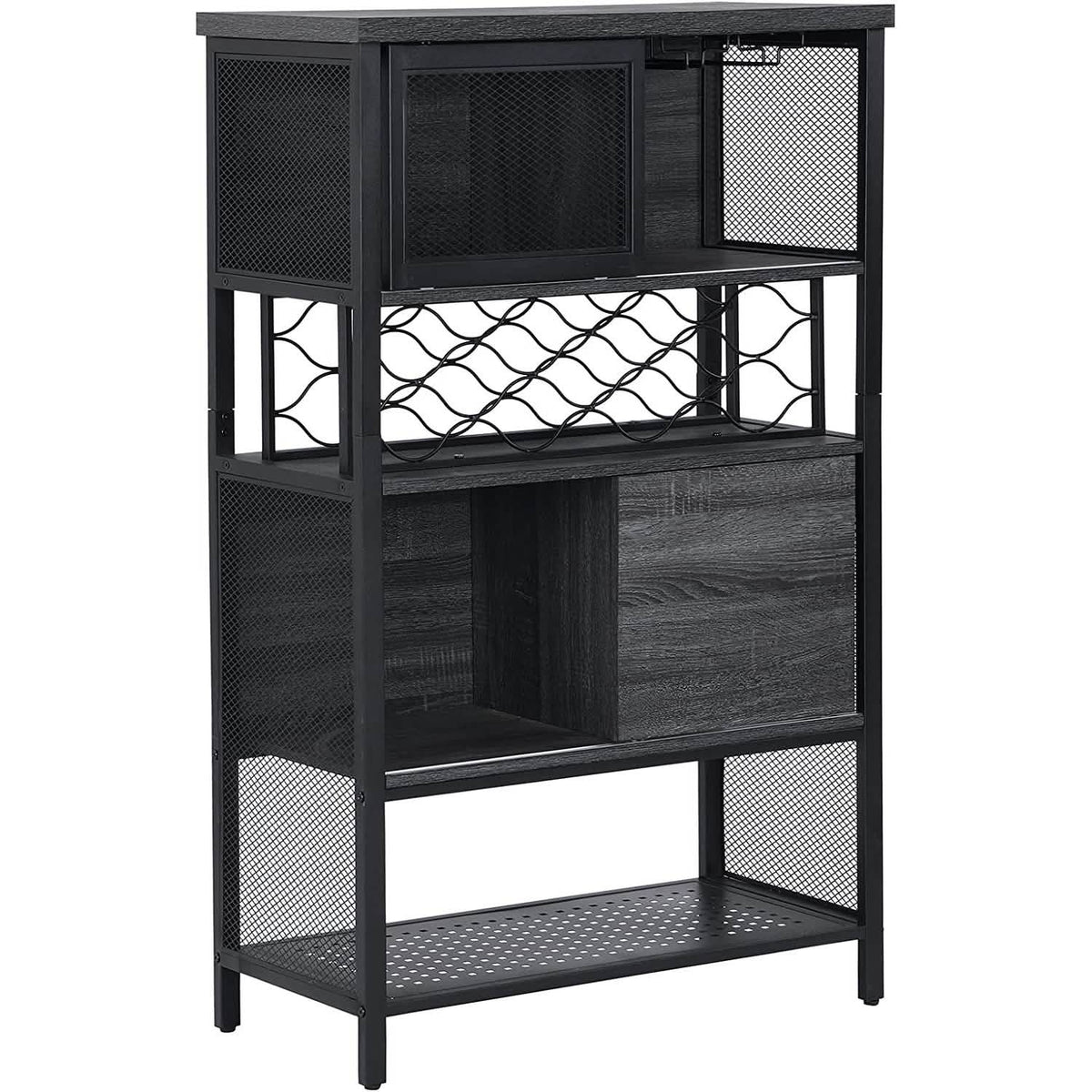 Wine Bar Cabinet for Liquor and Glasses - A-1 Thread Vault