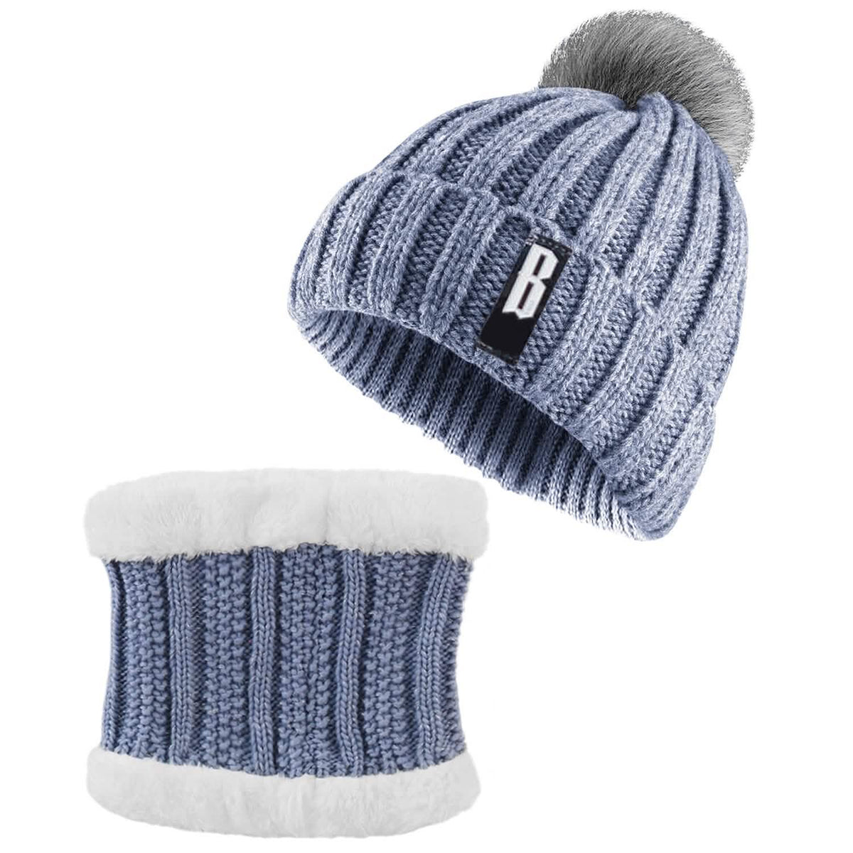 Winter Beanie Hat Scarf Set for Women - A-1 Thread Vault