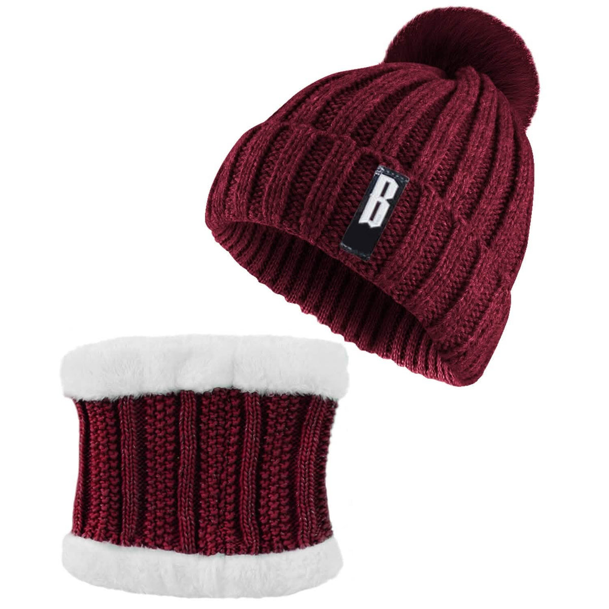 Winter Beanie Hat Scarf Set for Women - A-1 Thread Vault