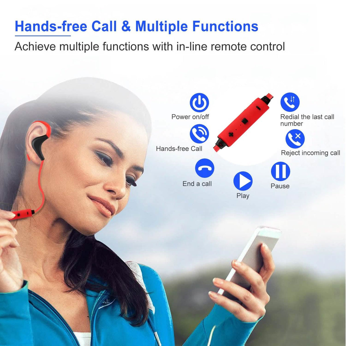 Wireless Headsets V4.1 Sport In-Ear Stereo Headphones - A-1 Thread Vault