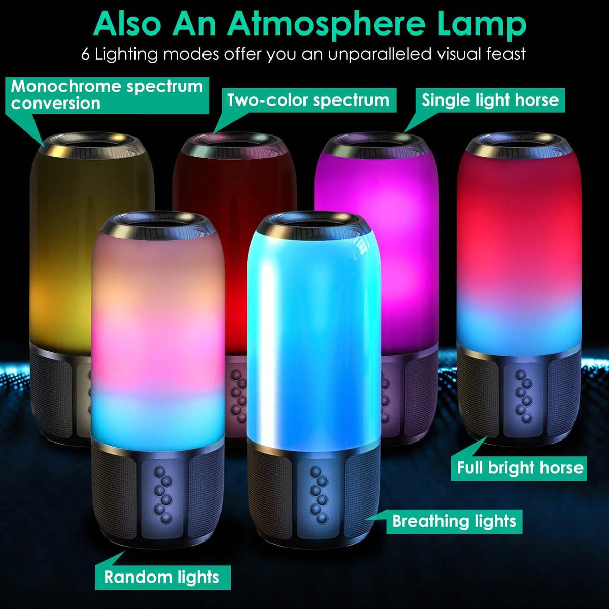 Wireless Portable Speaker with Color Changing Light - A-1 Thread Vault
