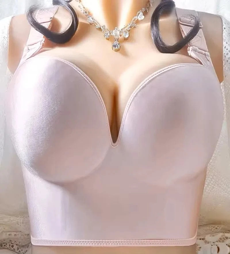 Wireless Push Up Bras for Women Full Coverage Solid Underwear Female Adjustable Plus Size Lingerie 38 40 42 48 50 C D E - A-1 Thread Vault