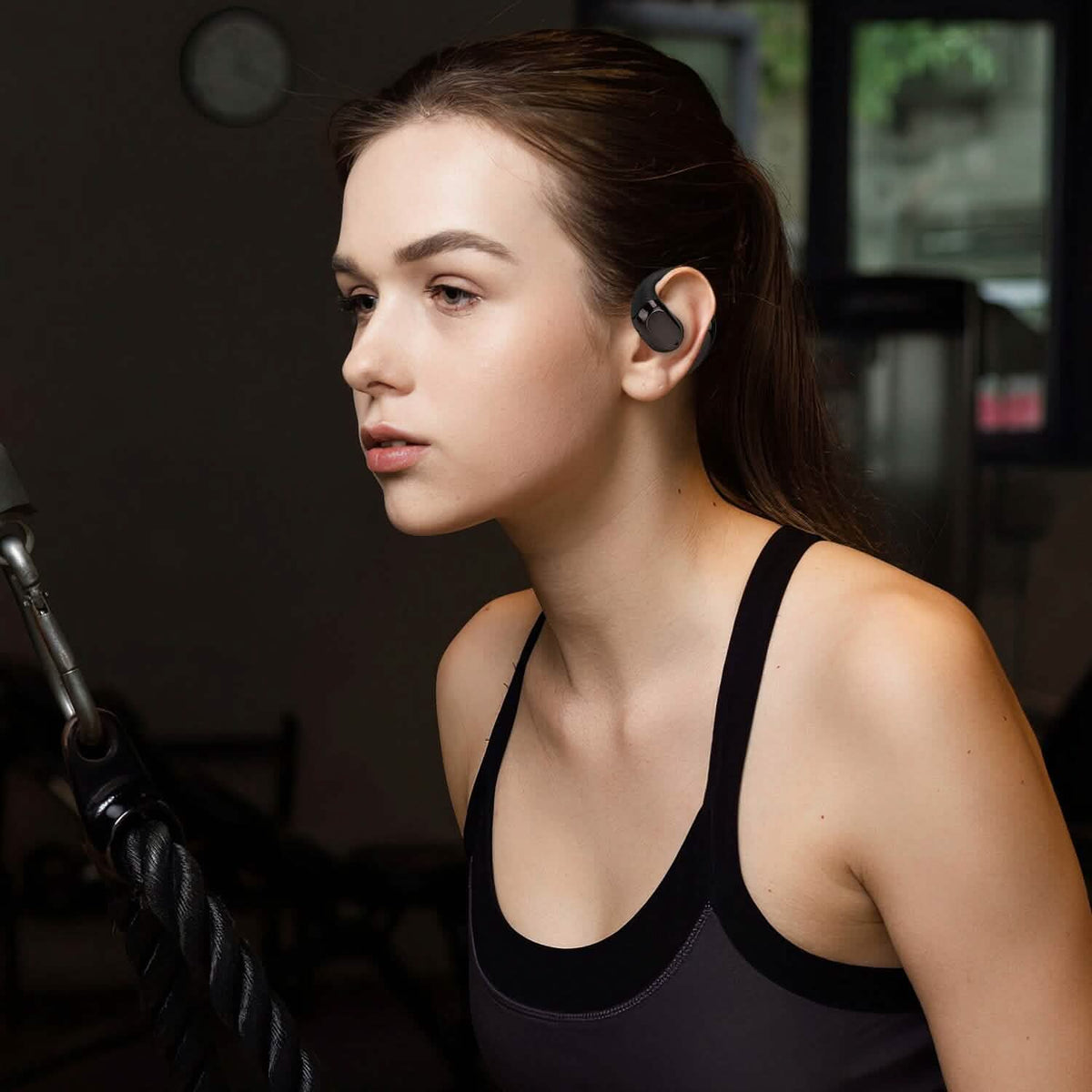 Wireless V5.4 Open Ear Earbuds with Earhook LED Display Charging Case - A-1 Thread Vault