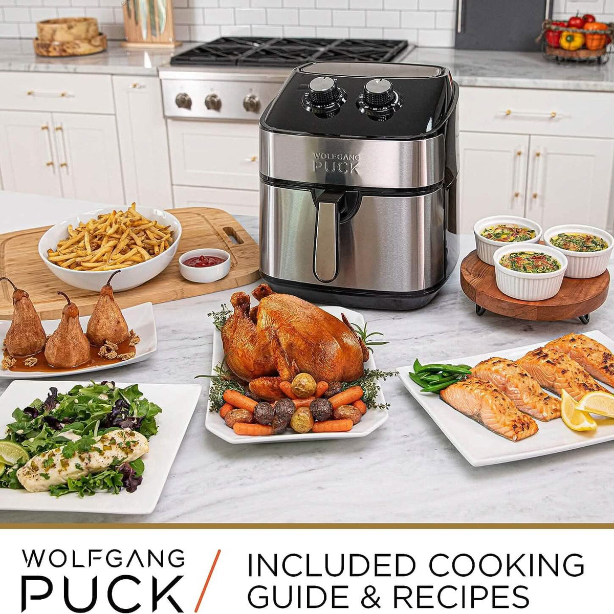 Wolfgang Puck 9.7QT Stainless Steel Air Fryer - A-1 Thread Vault