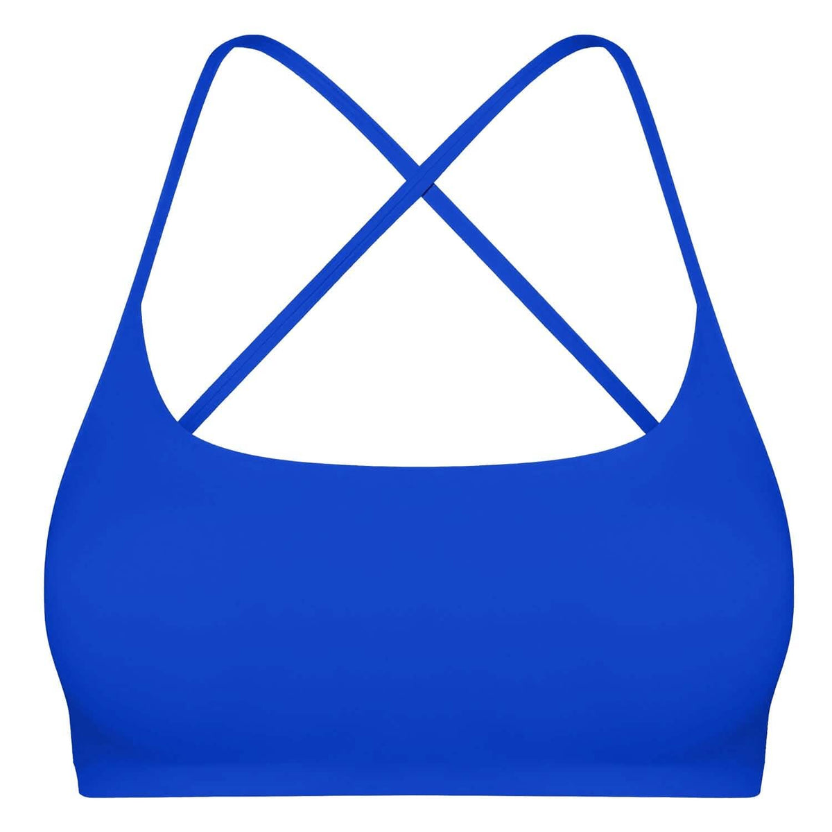 Women Cross Back Sport Bras Padded with Removable Pads Thin Straps - A-1 Thread Vault