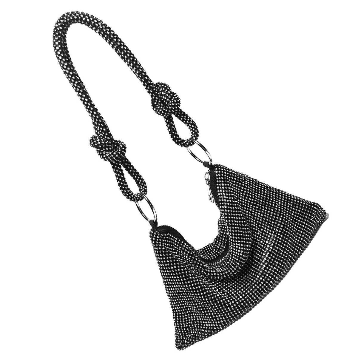 Women Glitter Evening Bags Shiny Rhinestone Handbag Purses - A-1 Thread Vault