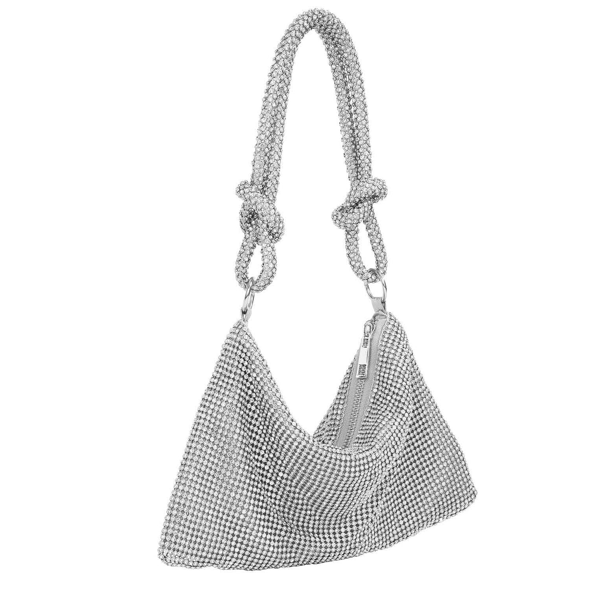 Women Glitter Evening Bags Shiny Rhinestone Handbag Purses - A-1 Thread Vault