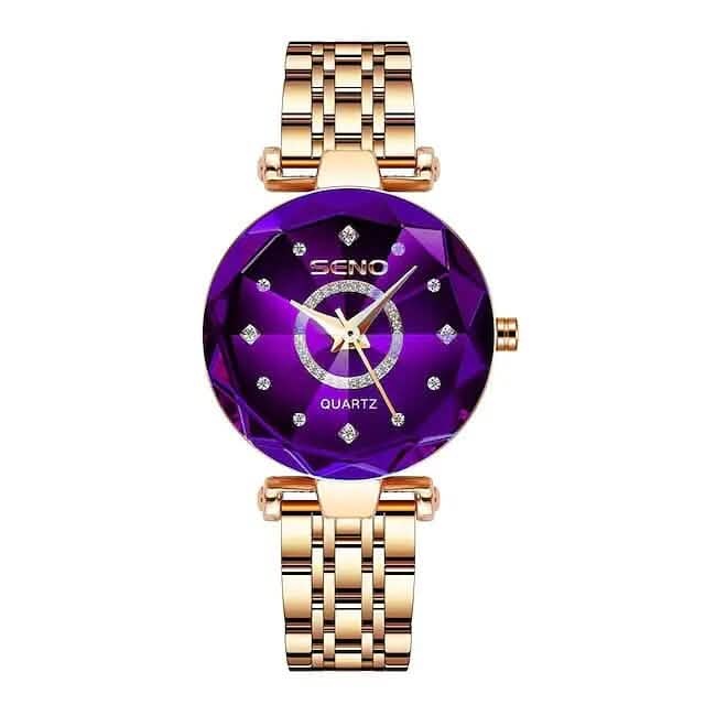 Women Golden and Silver Classic Quartz Watch - A-1 Thread Vault