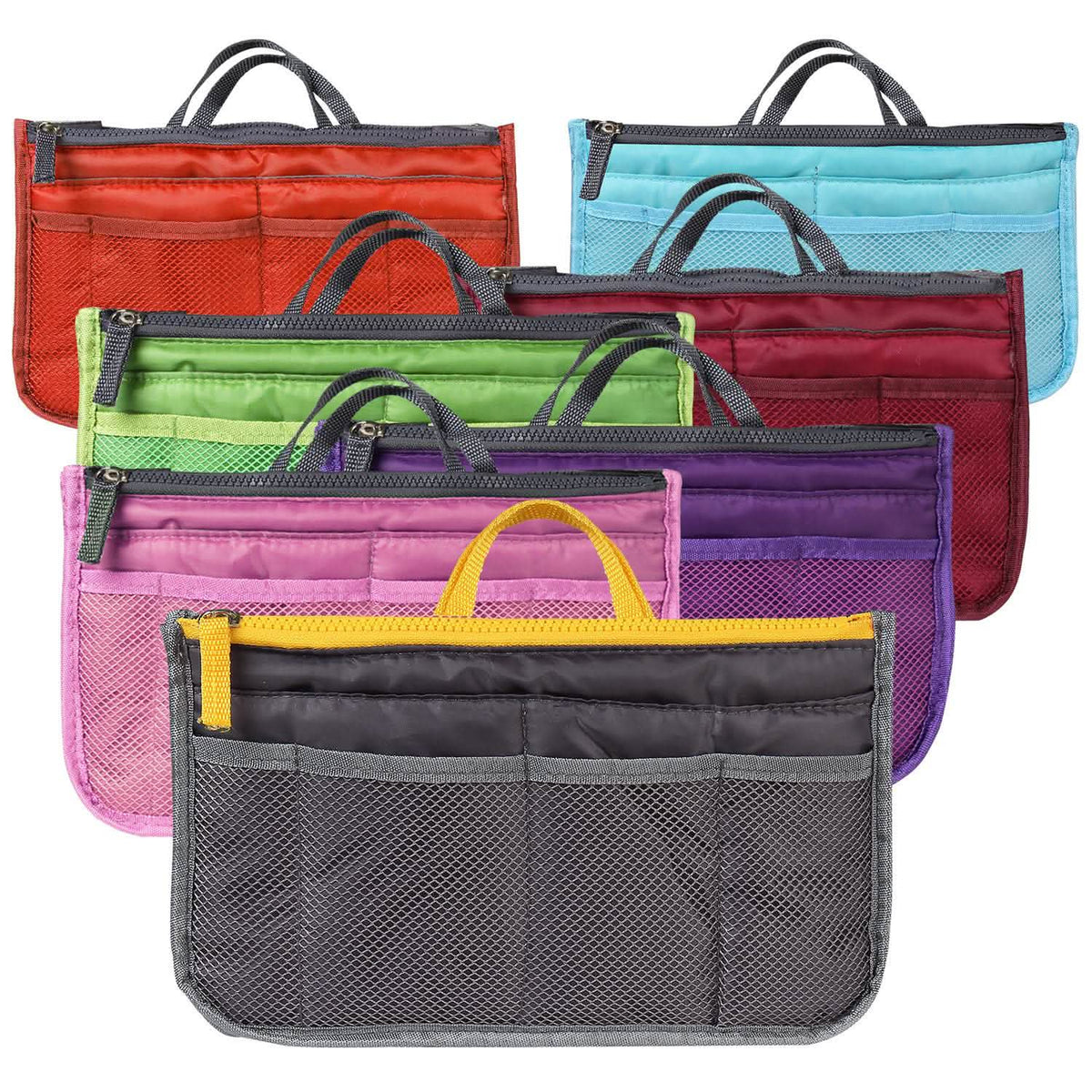 Women Lady Travel Insert Handbag Organizer Makeup Bags - A-1 Thread Vault
