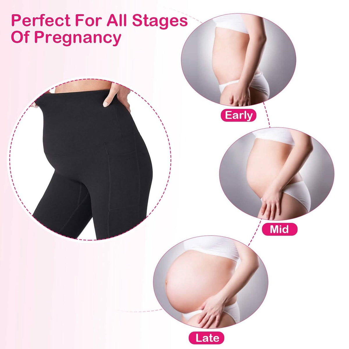Women Maternity Seamless Shorts - A-1 Thread Vault