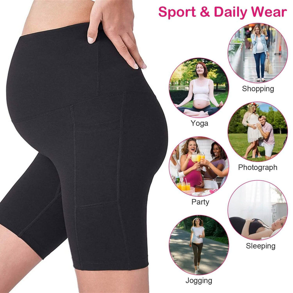 Women Maternity Seamless Shorts - A-1 Thread Vault