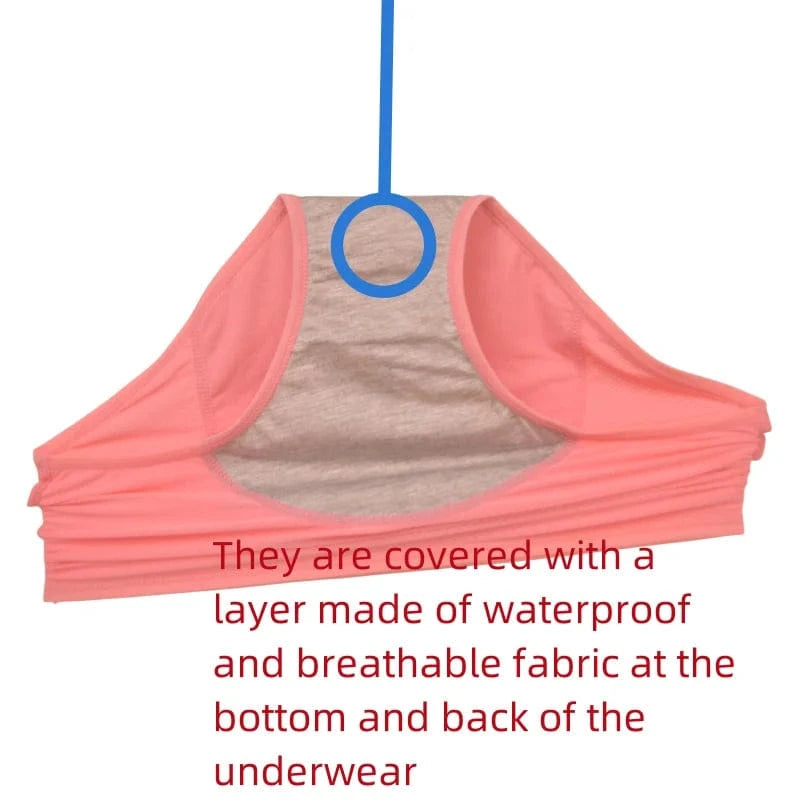 Women Plus size 8xl Leak Proof Menstrual Panties110 kg High Waist FemaleUnderwear Breathable Waterproof Briefs Heavy Flow 8XL - A-1 Thread Vault
