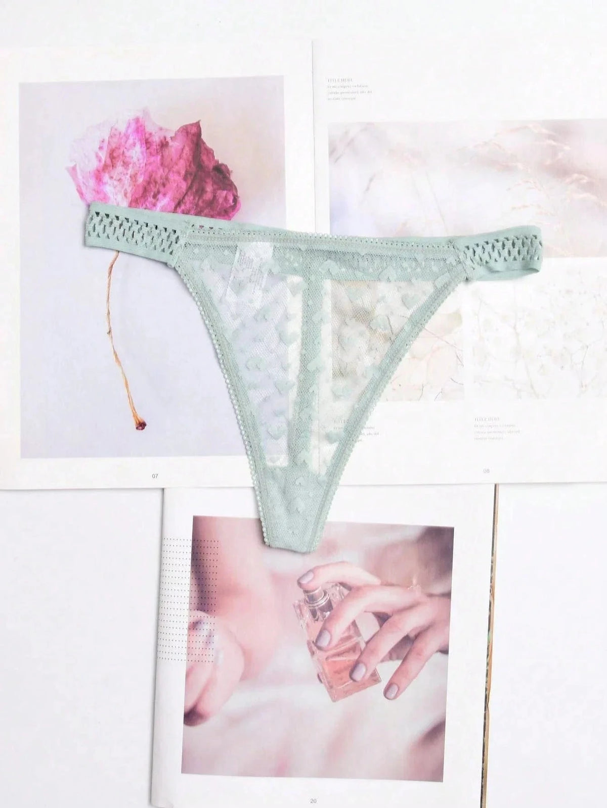 Women ruffles Underwear Invisible Seamless T Panties G-String Female Sexy Thongs Intimates Lingerie Ladies Briefs 1pcs abc01 - A-1 Thread Vault