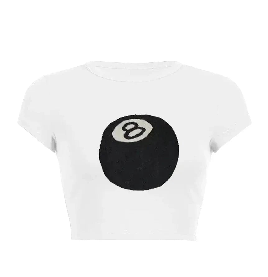Women’s Assorted Graphic Short Sleeve Crop Tee - A-1 Thread Vault