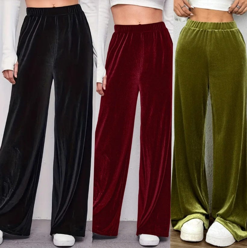 Women's Casual Loose-fit Wide-leg Pants - A-1 Thread Vault