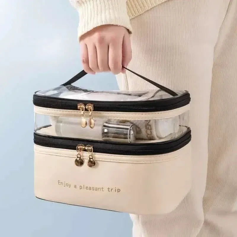 Women's Double Layer Makeup Bag - A-1 Thread Vault
