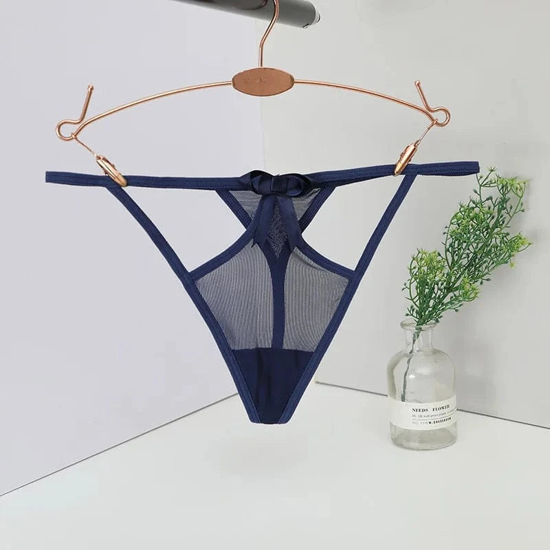 Women's panties Women's Low-Waist Seamless G-String Thong Lace Panties Sexy Cut-Out T-Back Ladies Underwear Lingerie Women's tho - A-1 Thread Vault