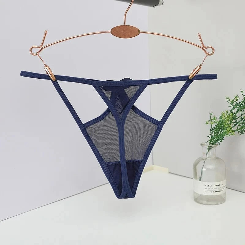 Women's panties Women's Low-Waist Seamless G-String Thong Lace Panties Sexy Cut-Out T-Back Ladies Underwear Lingerie Women's tho - A-1 Thread Vault