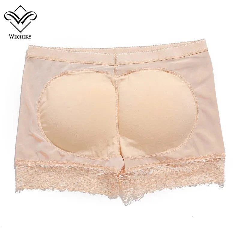 Women's Underwear Fake Buttock Body Shaper Padded Seamless Panties Panty Sexys Hip Enhancer High Waist Tummy Control Short - A-1 Thread Vault