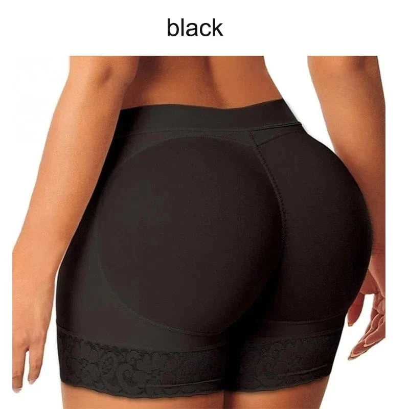 Women's Underwear Fake Buttock Body Shaper Padded Seamless Panties Panty Sexys Hip Enhancer High Waist Tummy Control Short - A-1 Thread Vault