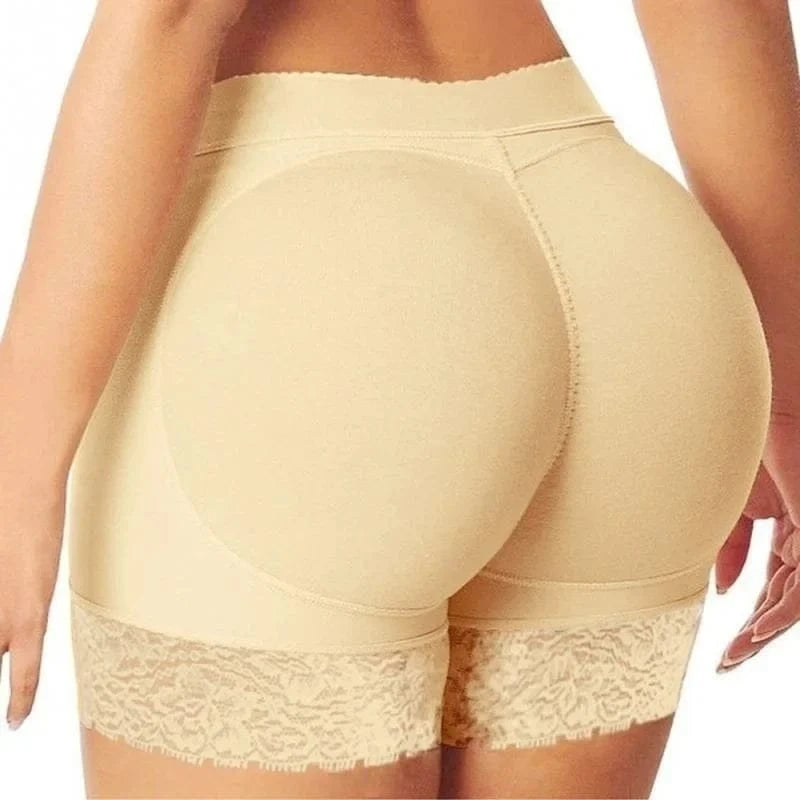 Women's Underwear Fake Buttock Body Shaper Padded Seamless Panties Panty Sexys Hip Enhancer High Waist Tummy Control Short - A-1 Thread Vault