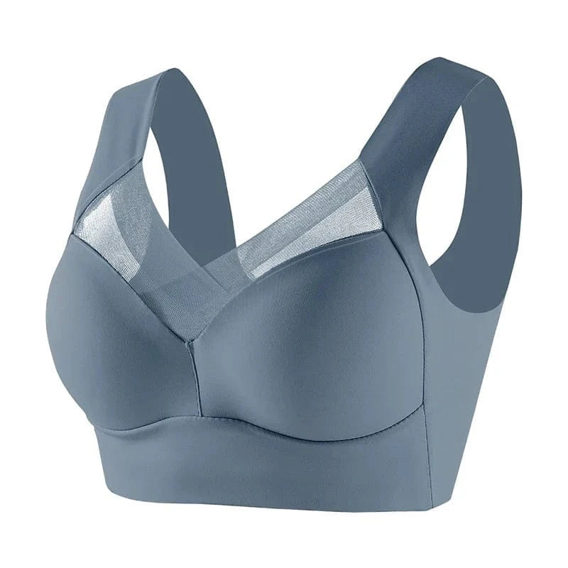 Women Seamless Plus Size Bras Sexy Patchwork Lace Top Push Up Sports Brassiere Female Backless Fitness Sleep Vest Bralette New - A-1 Thread Vault