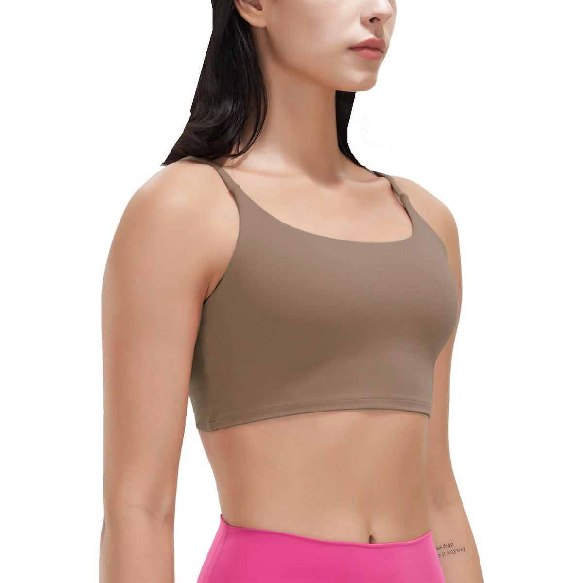 Women Strap Sport Bras Padded Strappy Tank Tops - A-1 Thread Vault