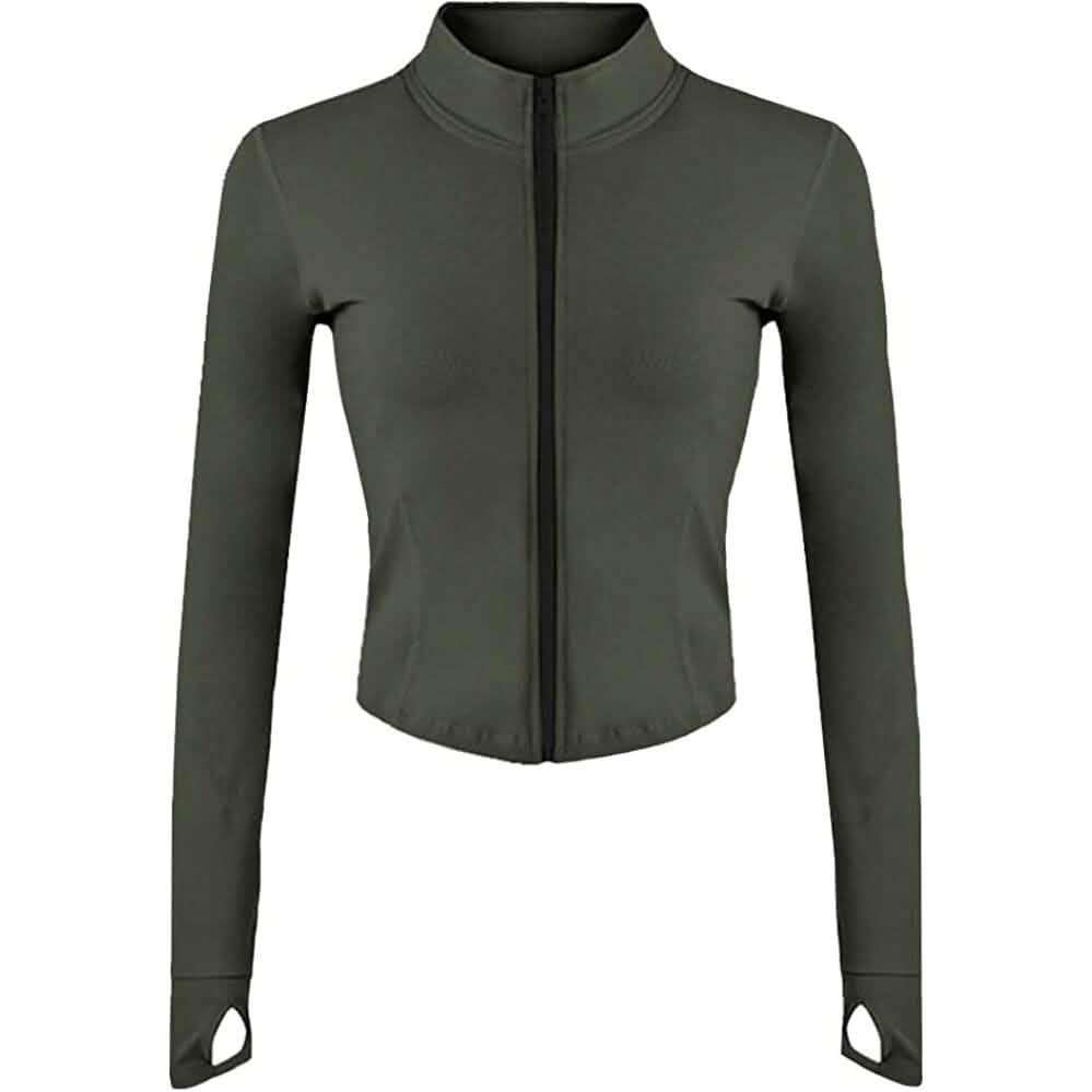 Women's Athletic Full Zip Lightweight Workout Jacket - A-1 Thread Vault