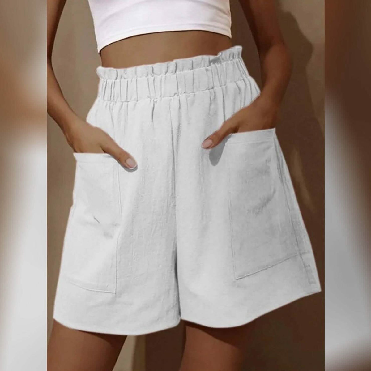 Women's Basic Essential Casual/Sporty Wide Leg Bermuda Shorts - A-1 Thread Vault
