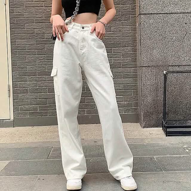 Women's Cargo Trouser Mid Waist Pants - A-1 Thread Vault