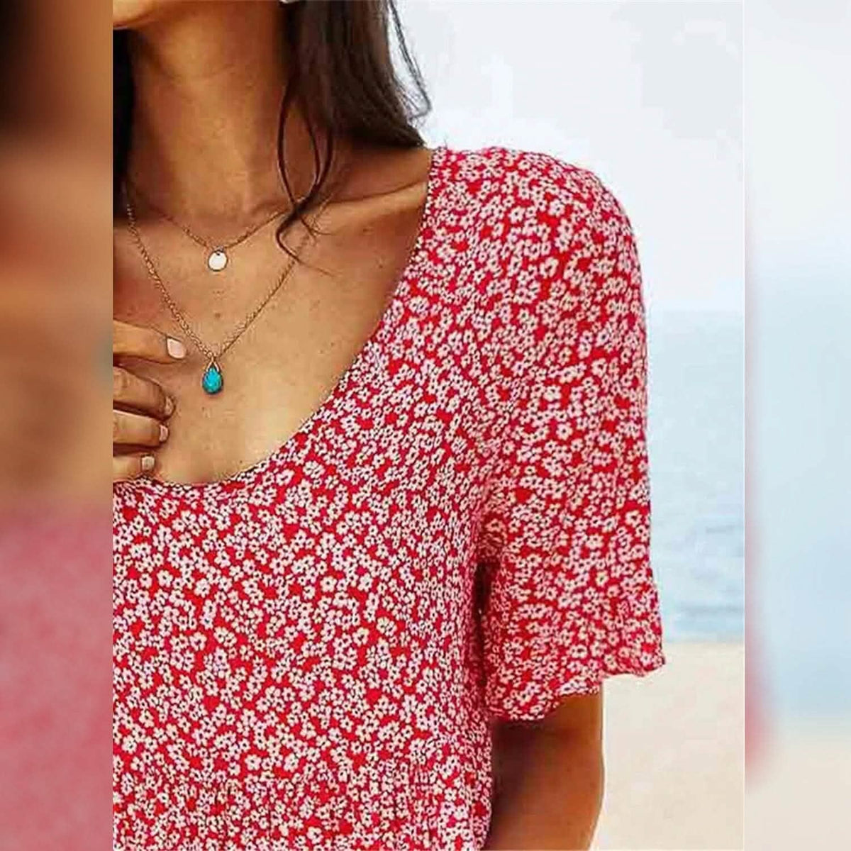 Women's Casual Floral Dress - A-1 Thread Vault
