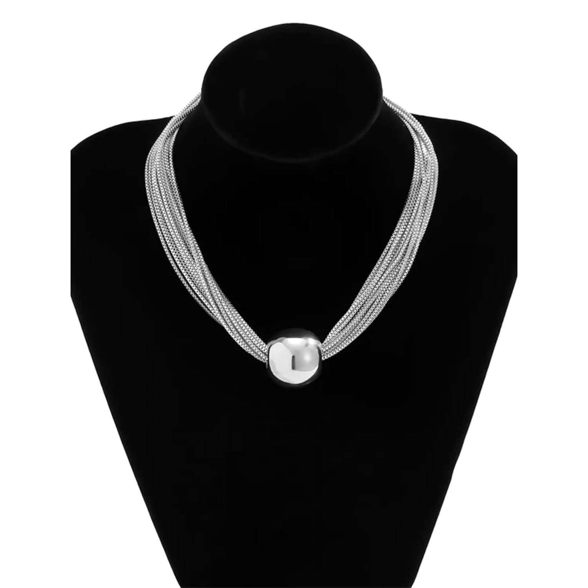 Women's Contemporary Street Geometry Necklace - A-1 Thread Vault