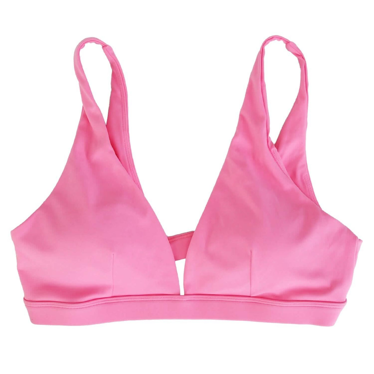 Women's Deep V-Neck U-Shaped Back Sports Bra - A-1 Thread Vault